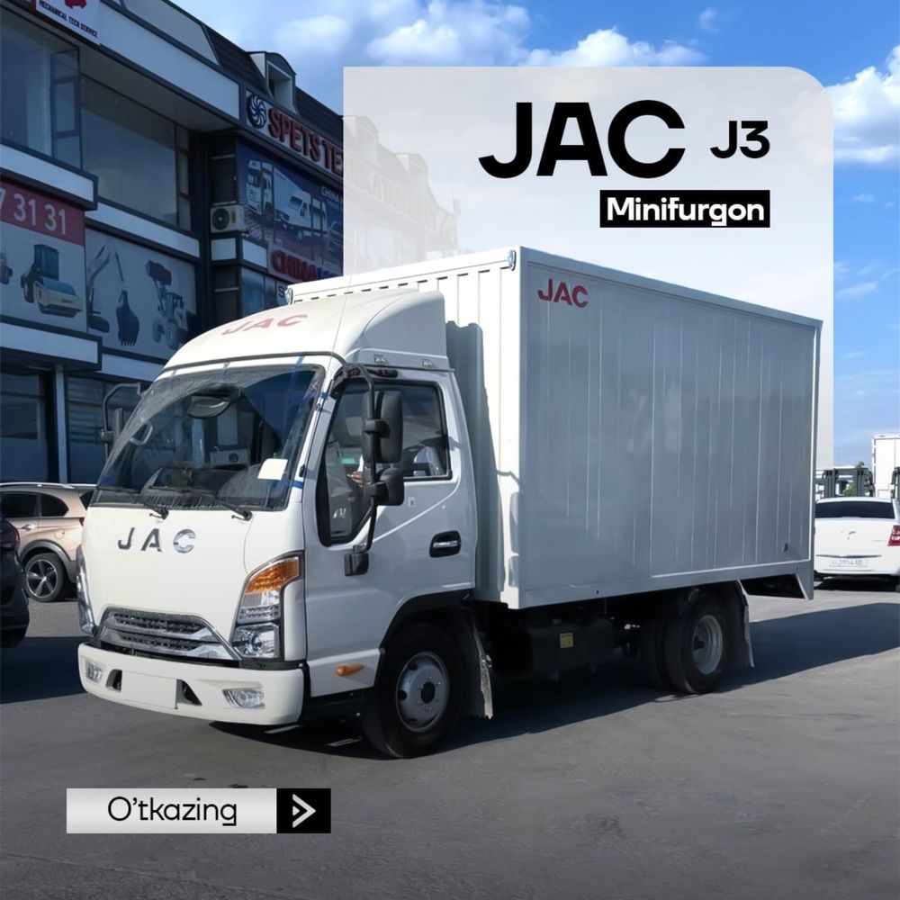 Jac J3 furgon rasrochkaga harid qiling