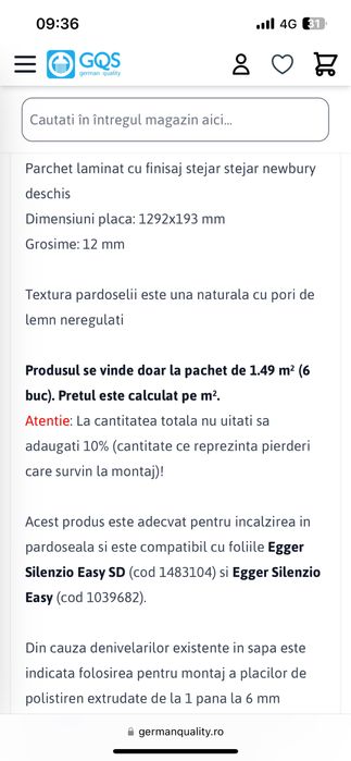 Parchet laminat 12mm NOU Egger stejar newbury deschis