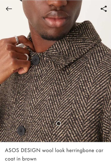 Мъжко есенно-зимно дълго палто, кафяво,вълна + хастар НОВО - XL размер