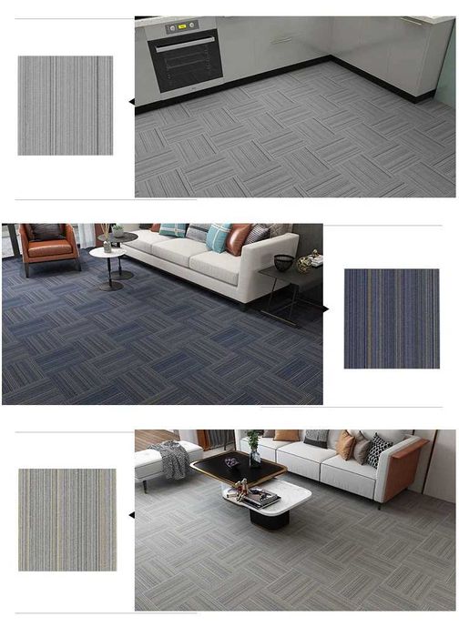 Самоклеящаяся ковровая плитка из ПВХ