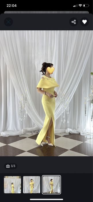 Платье вечерняя почти новая