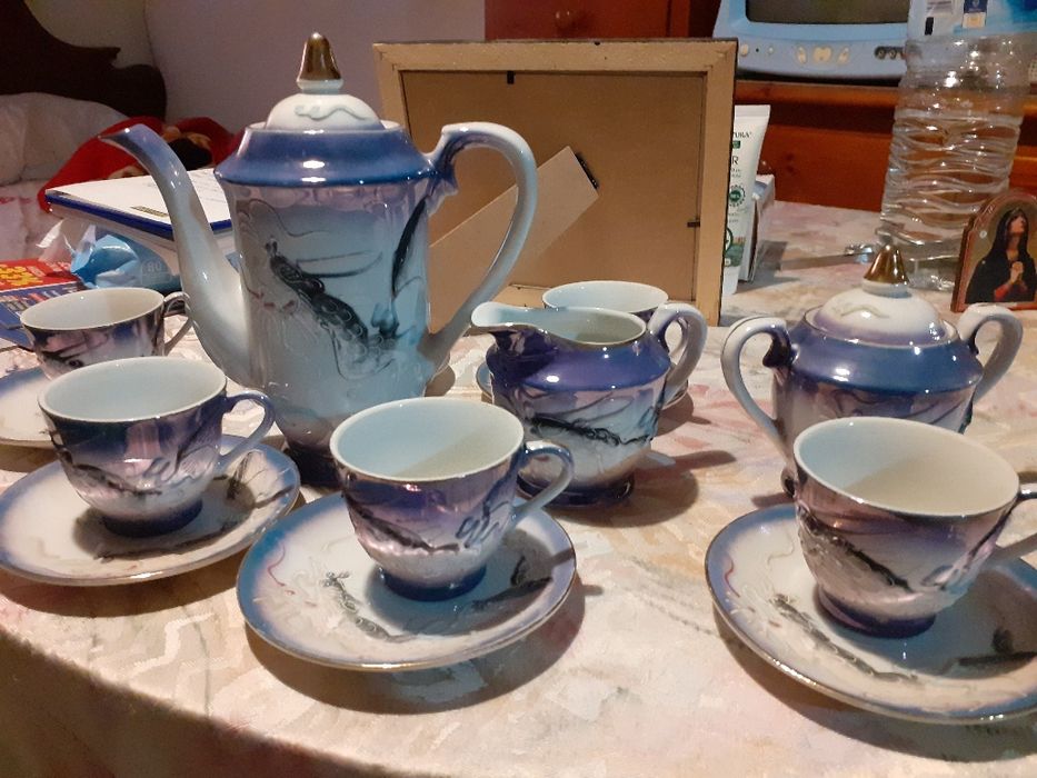 Doua Seturi pretioase   de ceai de ceramica fina japoneza