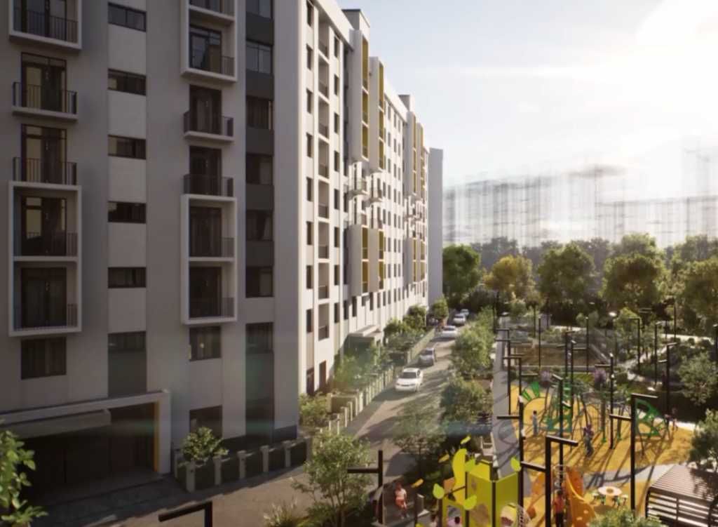 ЖК Fayzli hayot. 1-комнатная, 38 м². г. Ташкент, ТРЦ "Компас"