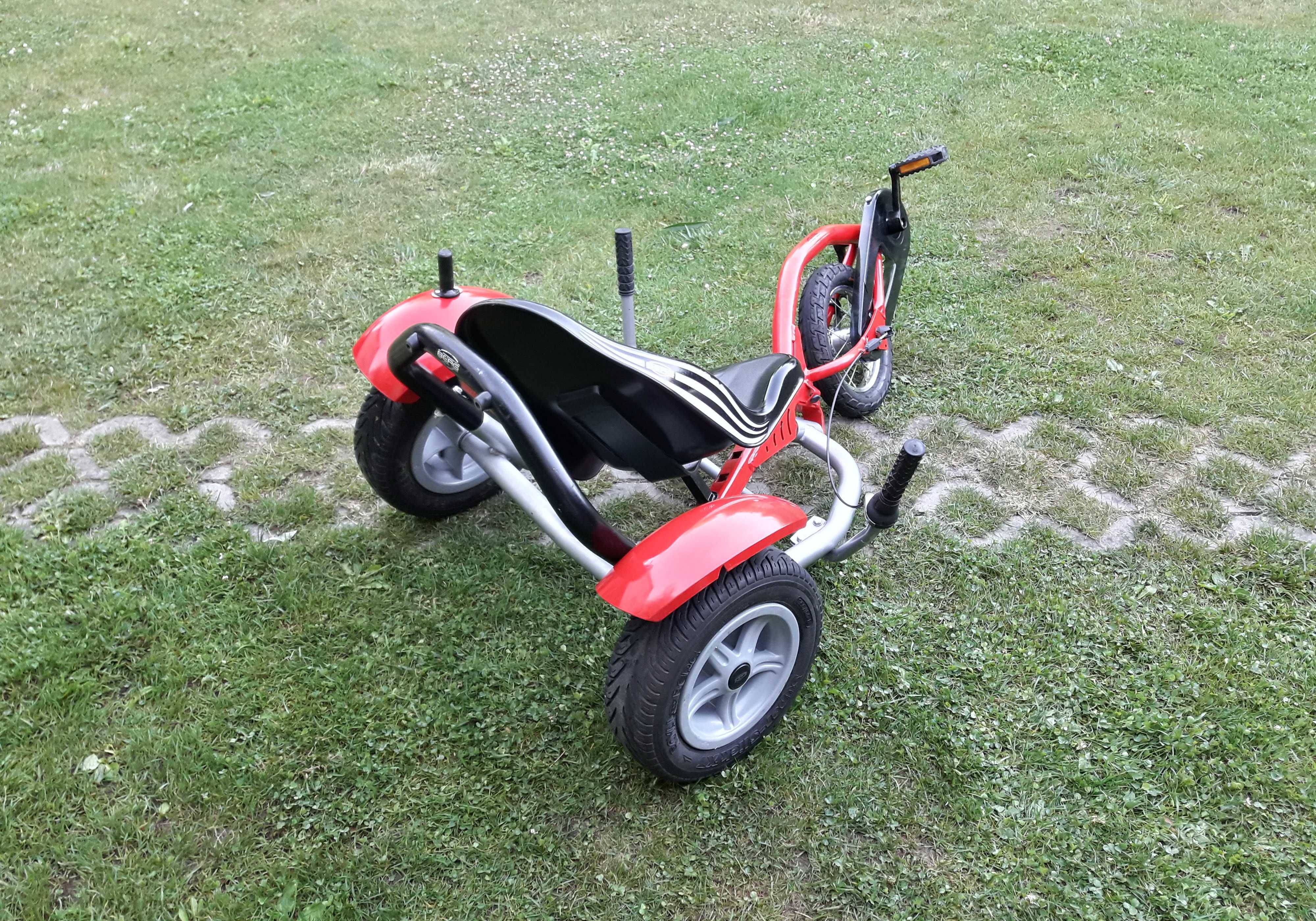 Cart (Kart) cu pedale BERG BalanzBike Extenz XL BFR-3, 3 viteze - roșu
