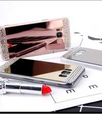 Husa oglinda pietricele pt. Samsung Galaxy S8 , S8+ , S9 , Note 8