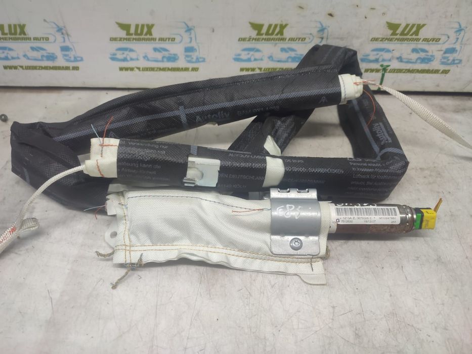 Airbag cortina dreapta 9650247780 Peugeot 207 1 [2006 - 2009] 1.6 hdi