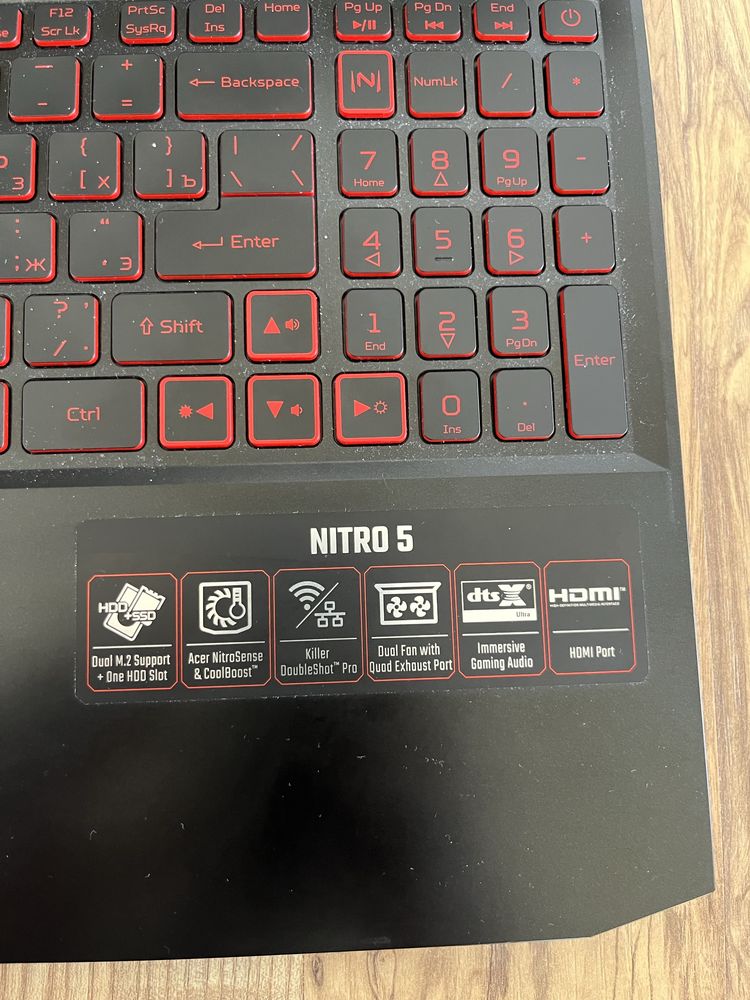 Ноутбук Acer Nitro 5 в отличном состоянии