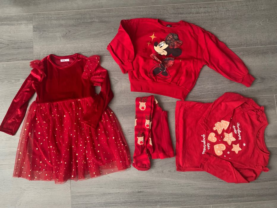 Коледна рокля и други коледни дрешки - общо 17 лв