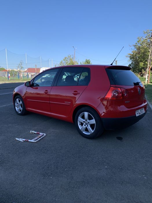 VW Golf 5 United Rosu 1.6 MPI 102 cp Mega Full Option Unicat 2008 TOP