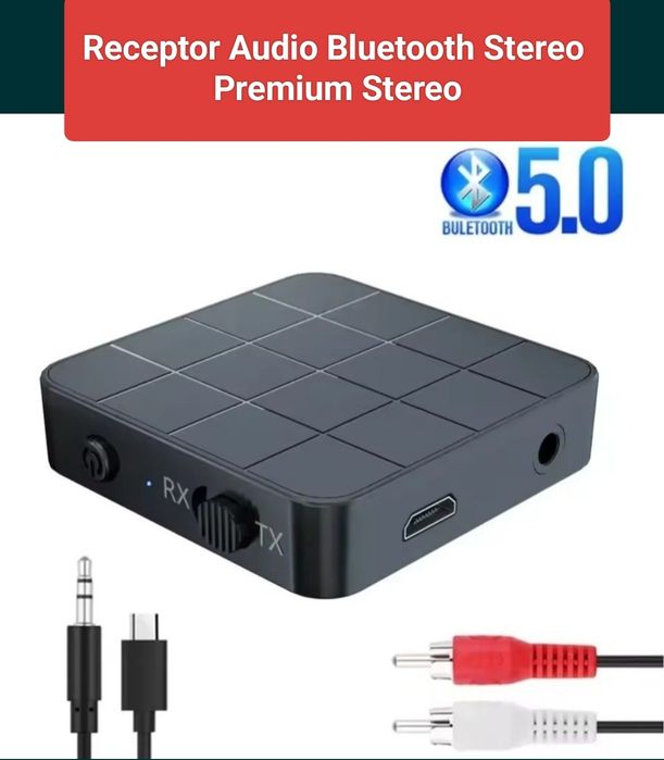 Audio Receptor 5.0 Bluetooth Audio Receiver Stereo