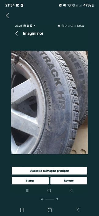 Vând 2  jante R 14 ford Ka au și anvelope 165 70 14 iarna bune ca noi