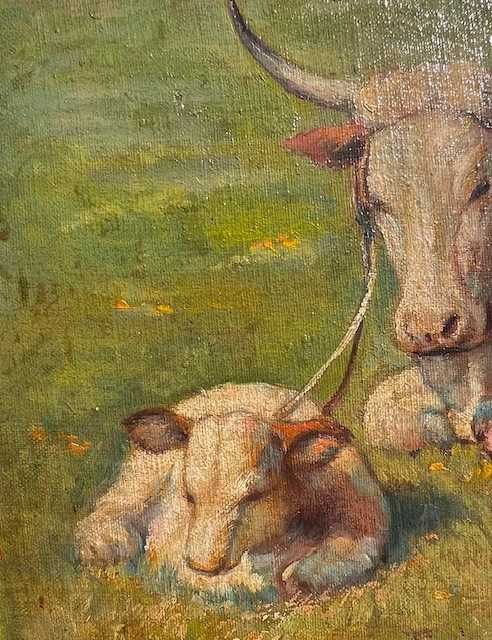 Zombory Lajos (1867-1933). Tablou Autentic, Ulei/panza, Cotat! 55X40cm