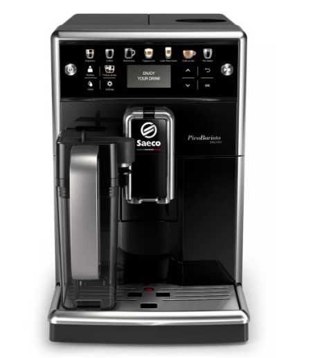 Кафеавтомат Saeco PicoBaristo Deluxe Гарафа за мляко, 13 варианта кафе