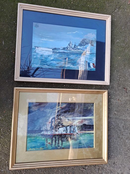 tablou acuarela 67/52 cm semnat Morariu Silviu datat 1958