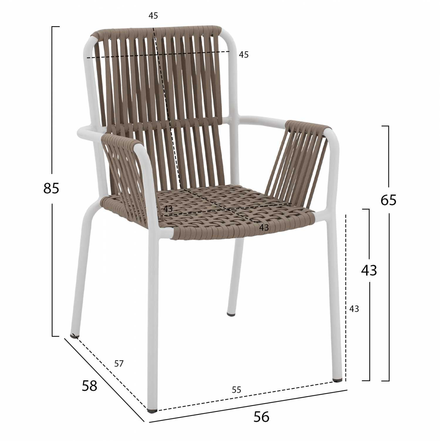 Scaun de casa gradina HM5784