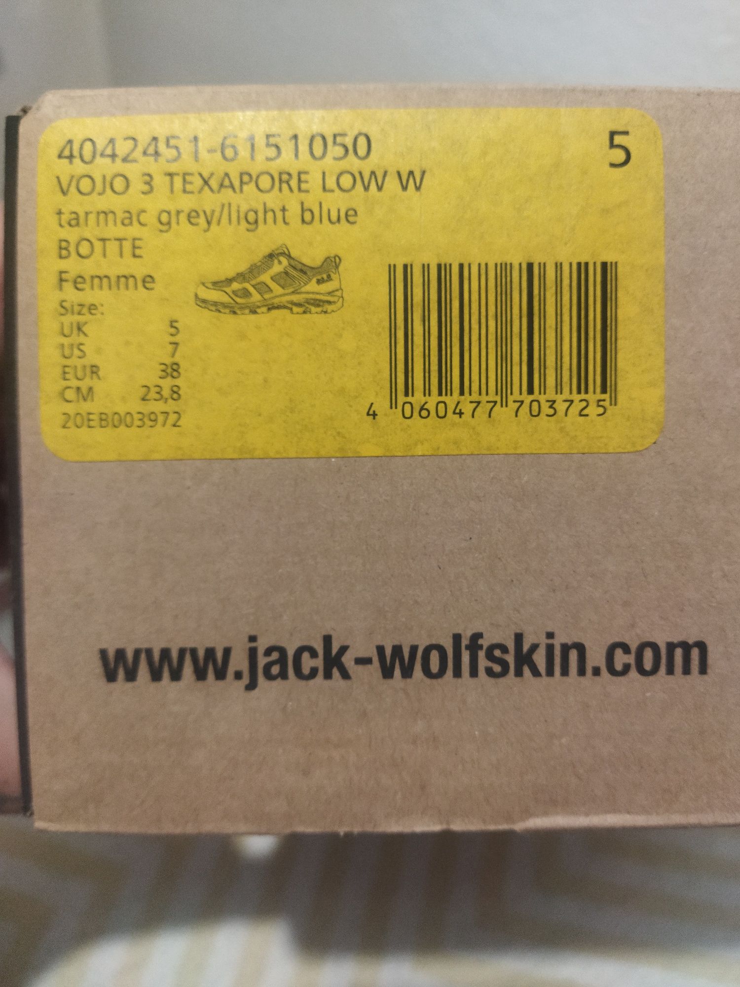Ниски трекинг обувки Jack Wolfskin,N38