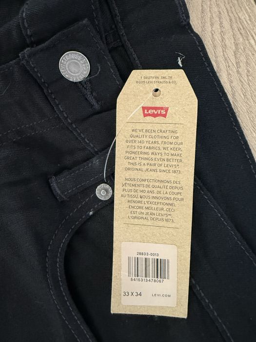 Blugi LEVIS 512 Slim Negru Barbati | Marime 33 x 34 (Talie 85 cm)