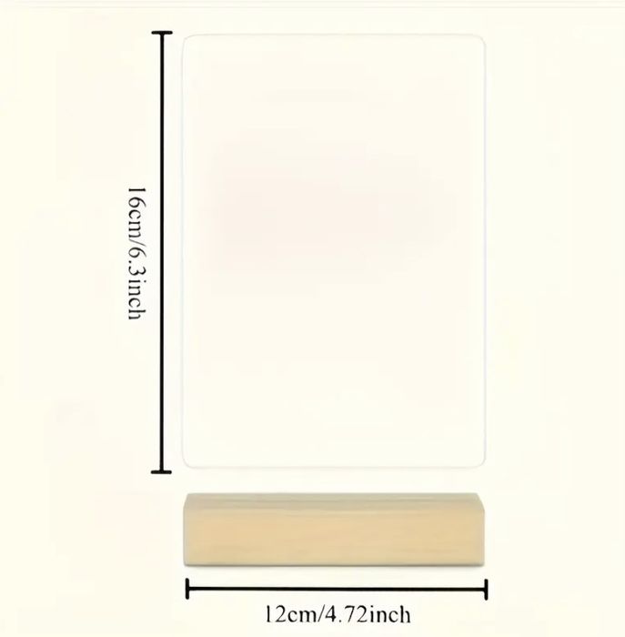 Акрилен музикален диск, персонализиран със снимка, заглавие