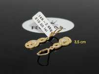 Bijuteria Royal CB : Cercei dama aur 14K 2,68 gr