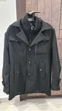 Ново черно мъжко палто / яке, размер М