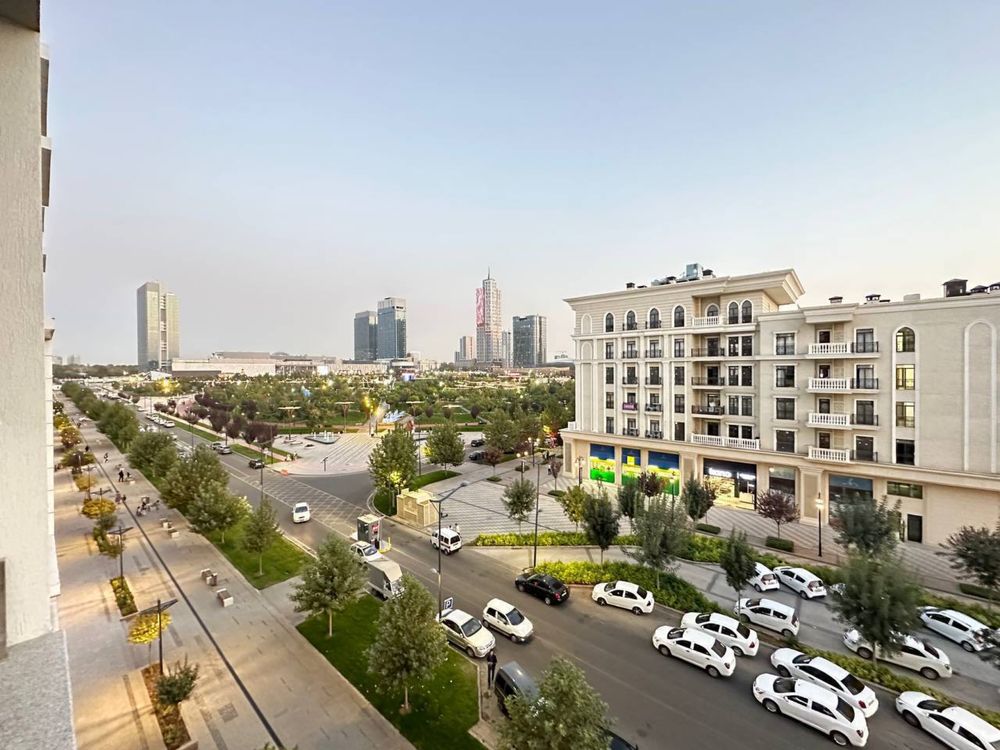 Продается квартира 3х ком 125м2 Евро люкс  ЖК Gardens Tashkent City