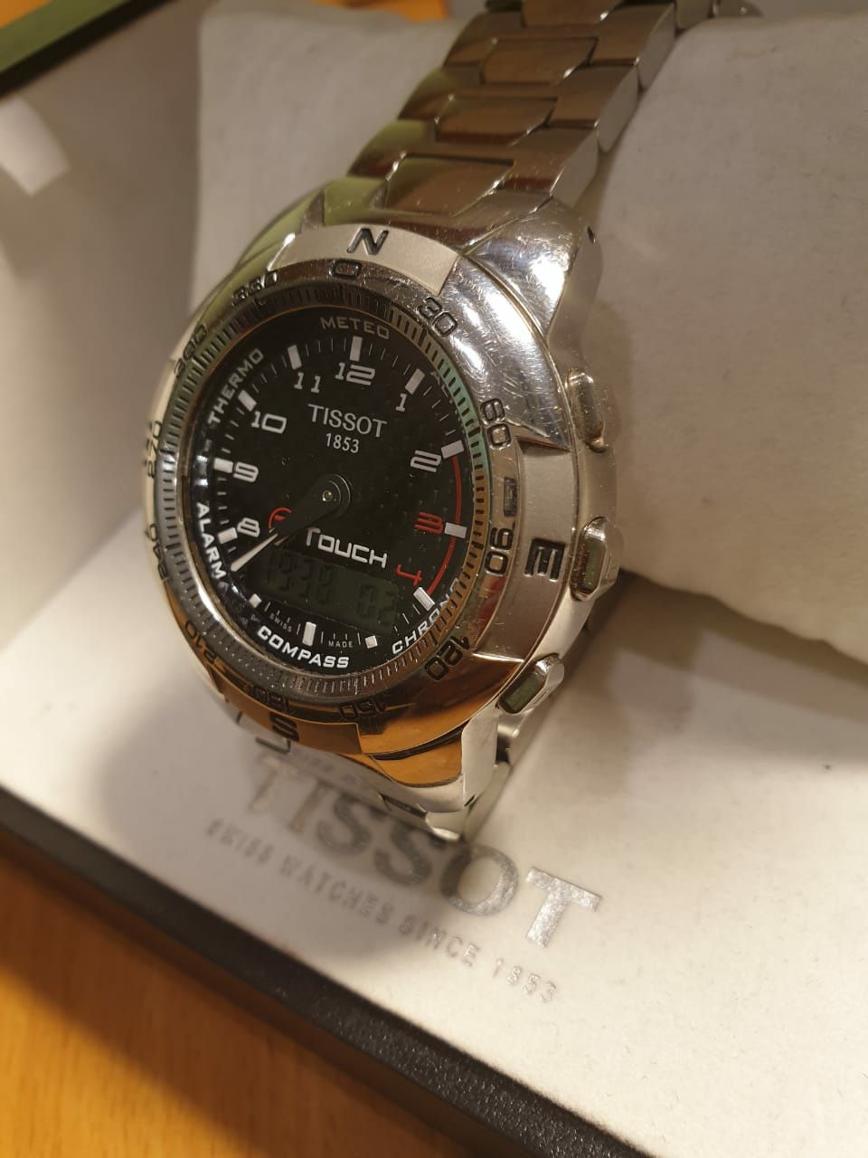 наручные сенсорыне часы Tissot T-Touch II Titanium