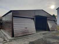 Garaj pe structura metalica si panouri sandwich termoizolante 6 x 4m
