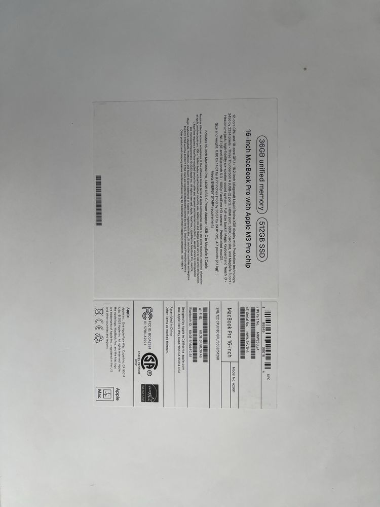 Apple MacBook Pro M3 Pro 2023  в идеальном состояние