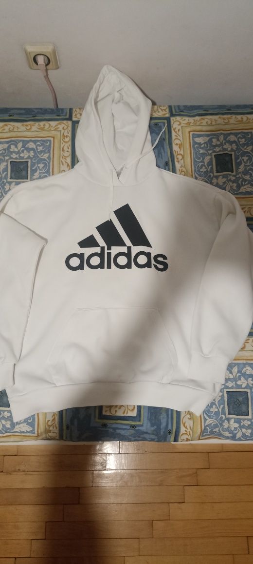 Adidas худи бяло S