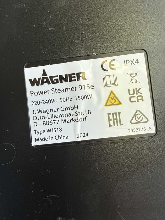 Aparat spalat cu aburi, Wagner, POWER STEAMER 915 E
