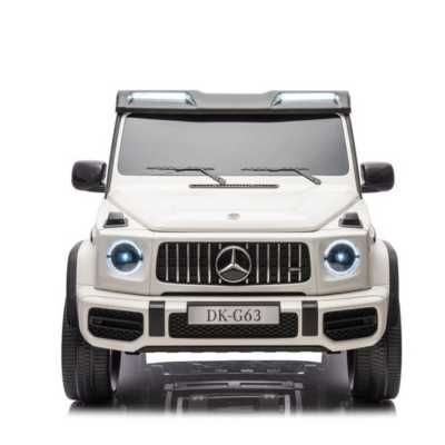 Mașinuță electrică Mercedes G63 XXL cu 4 motoare – Alb, telecomandă