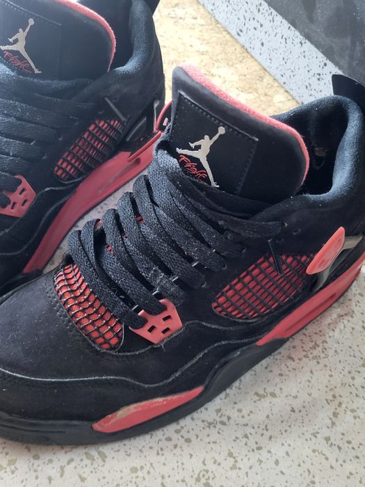Air jordan 4 red thunder ( pereche reala de pe tts)
