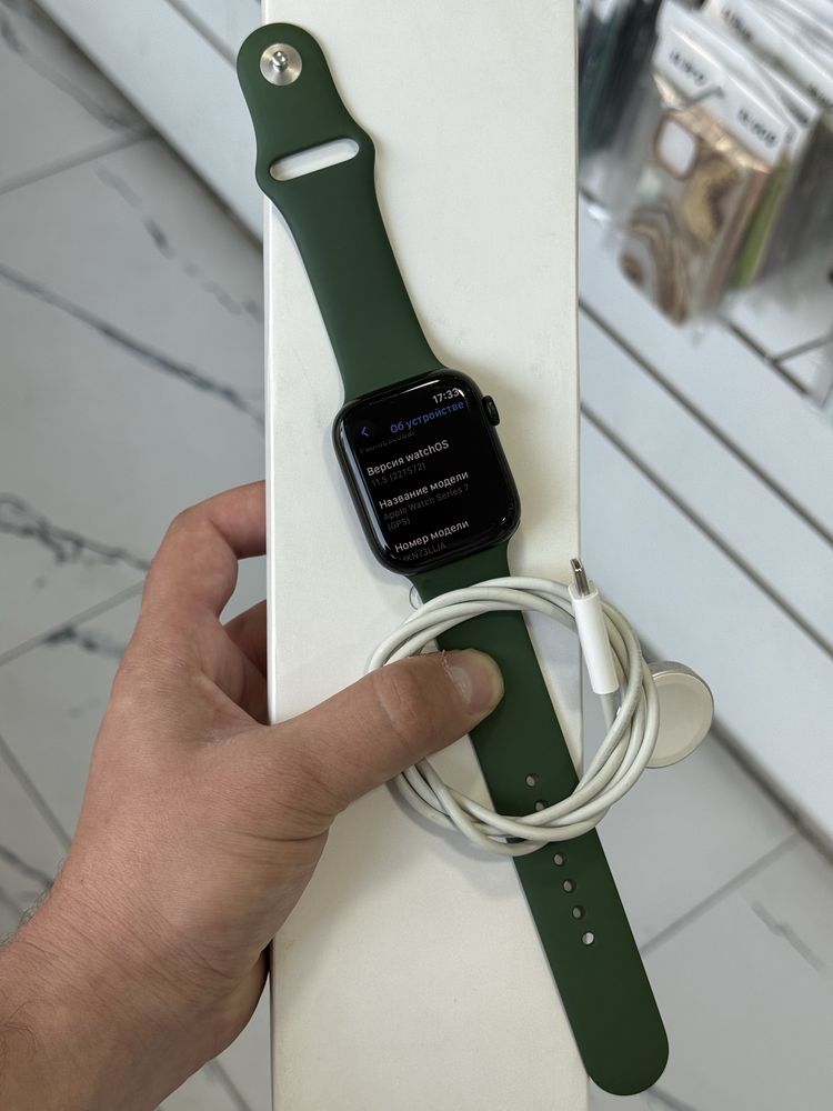 Apple watch 7/45mm 95%yomkost Green