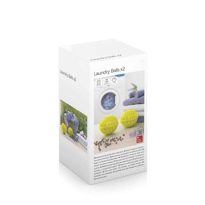 Bile ecologice pentru spalare fara detergent, perle ceramice, 2 bucati