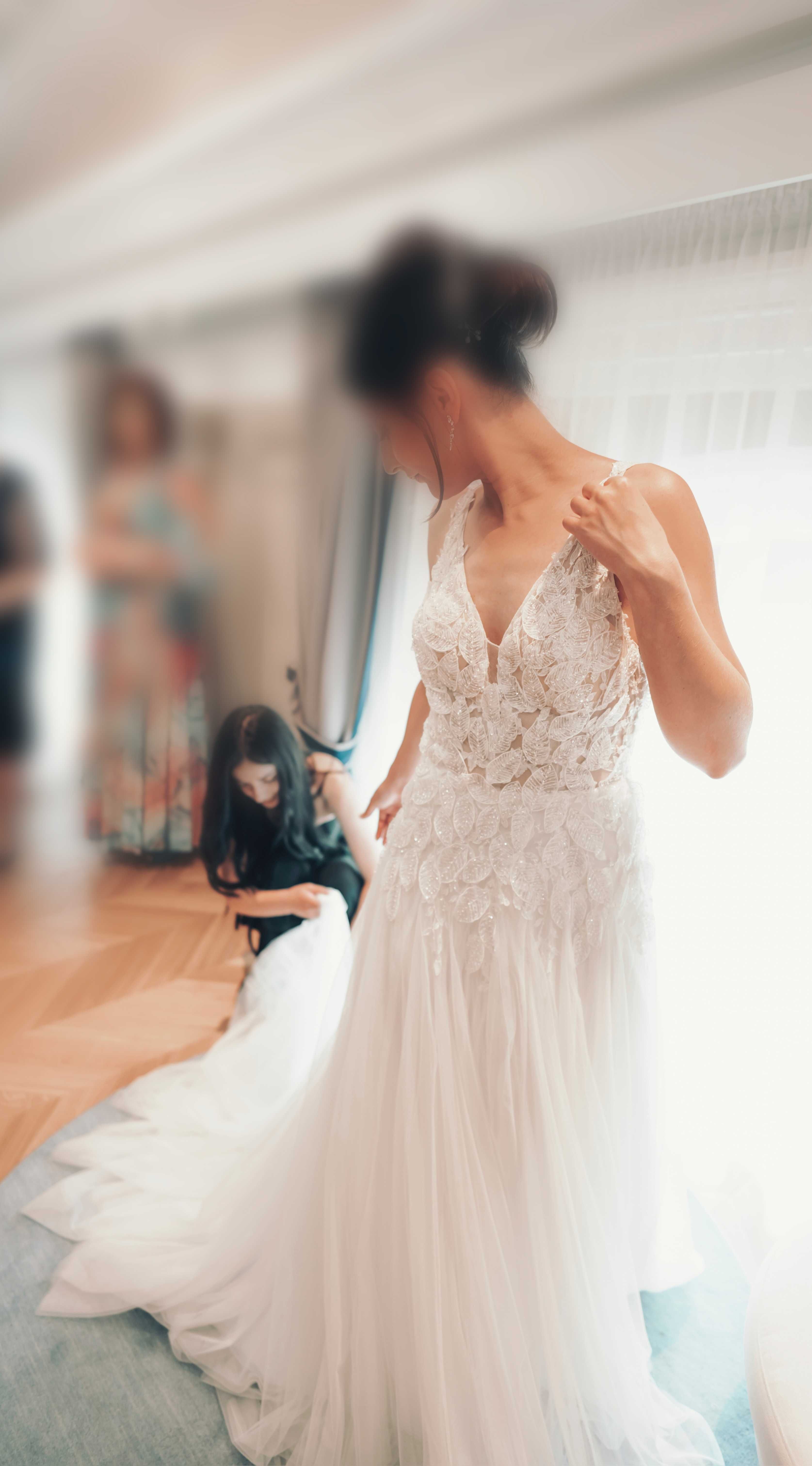 Rochie de miresa cu trena Linia A - La Sposa Collection - St. Patrick