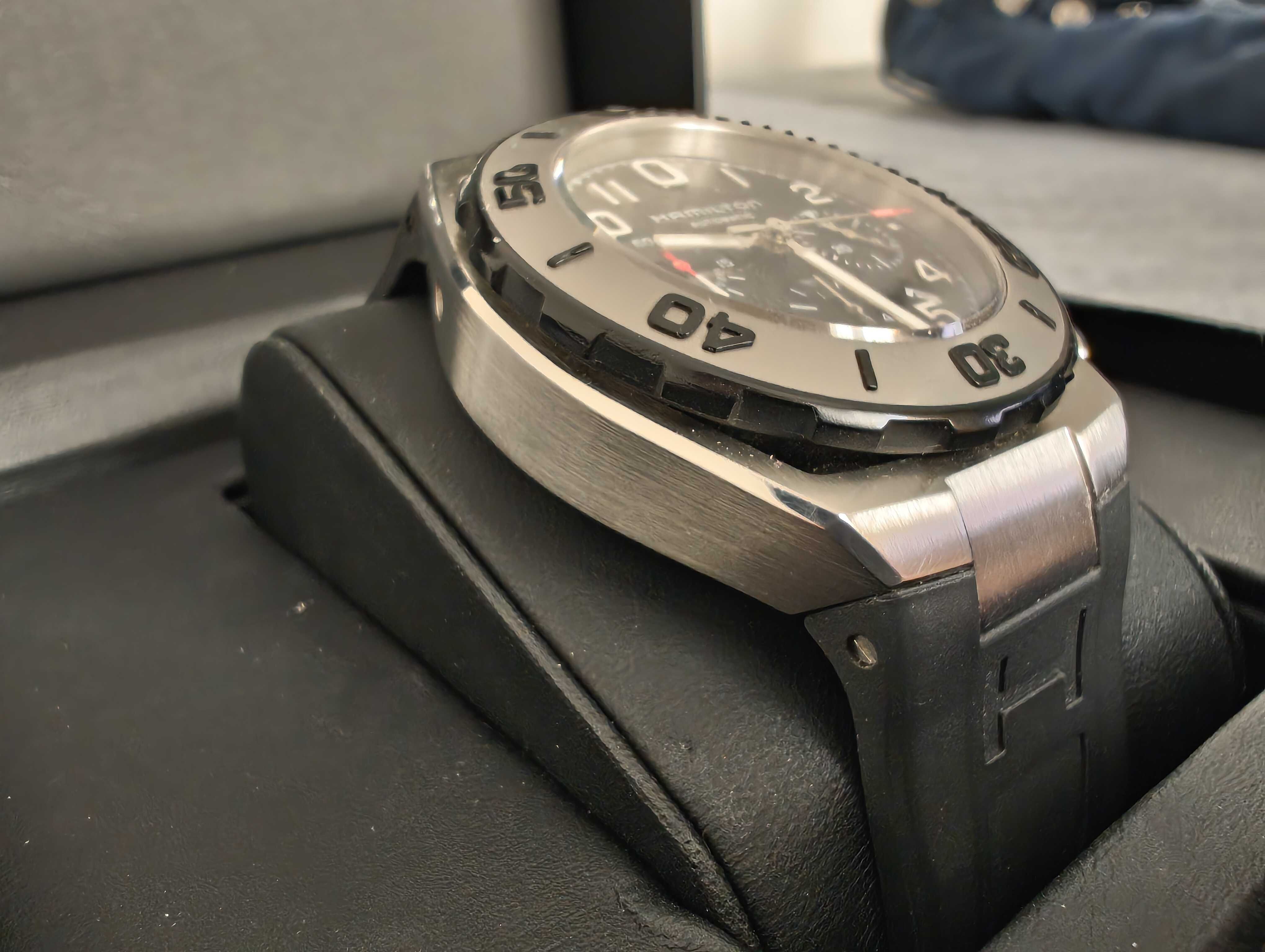Vand Hamilton Khaki Navy Sub Auto Chrono H78716333