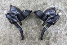Manete frana schimbator set Shimano Tourney TX ST-TX800 3X8vit. negru