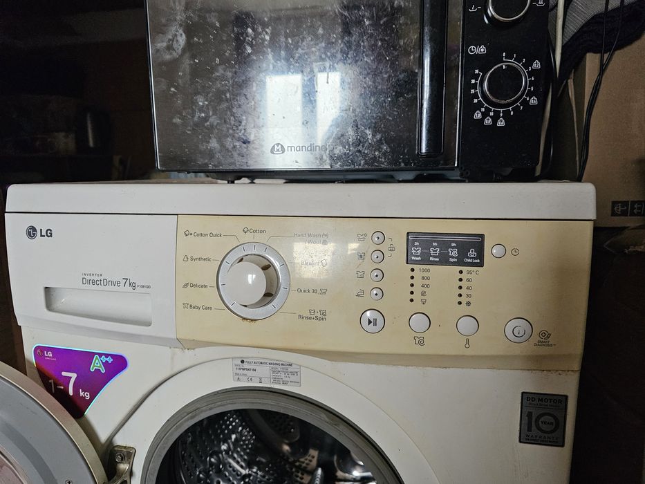 Mașină de spălat LG F1091QD 2018, direct drive (fąra curea, ușoară)