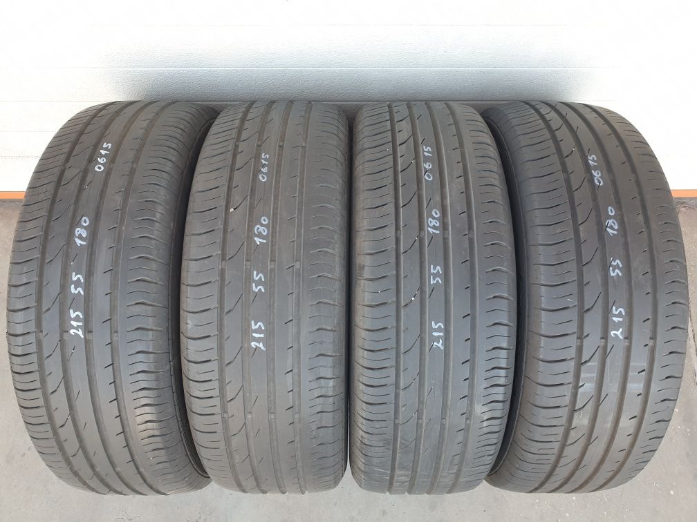 Летни гуми 4 броя CONTINENTAL PremiumContact2 215 55 R18 дот 0615