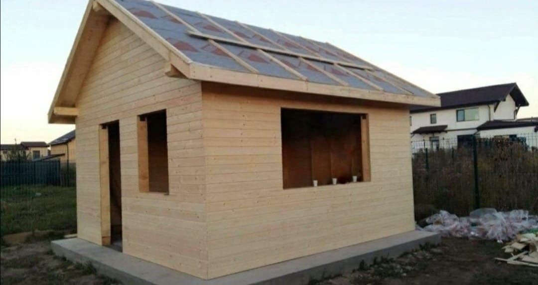 Cabane tip A din lemn