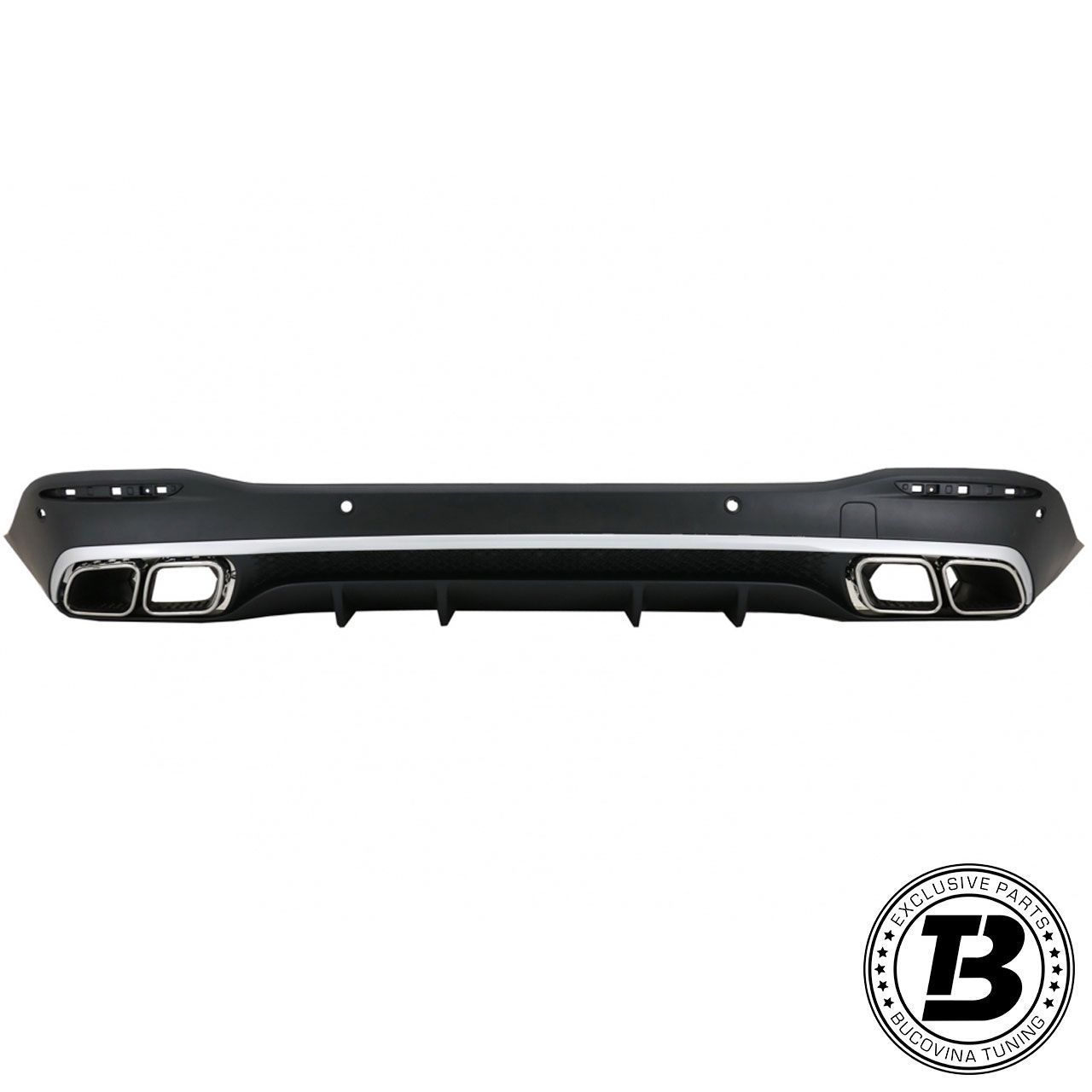 Difuzor Bara Spate cu Ornamente compatibil cu Mercedes GLE W167 GLE63 Design