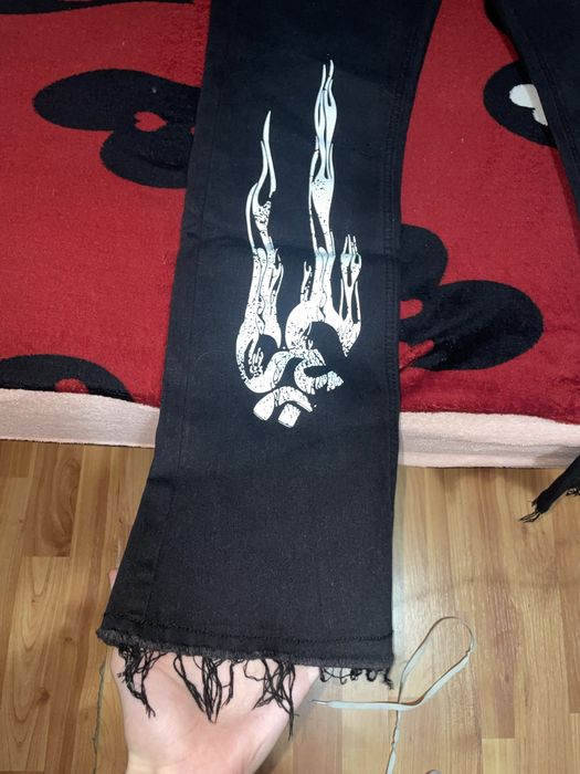 Blugi Flared Black ( Hellstar )