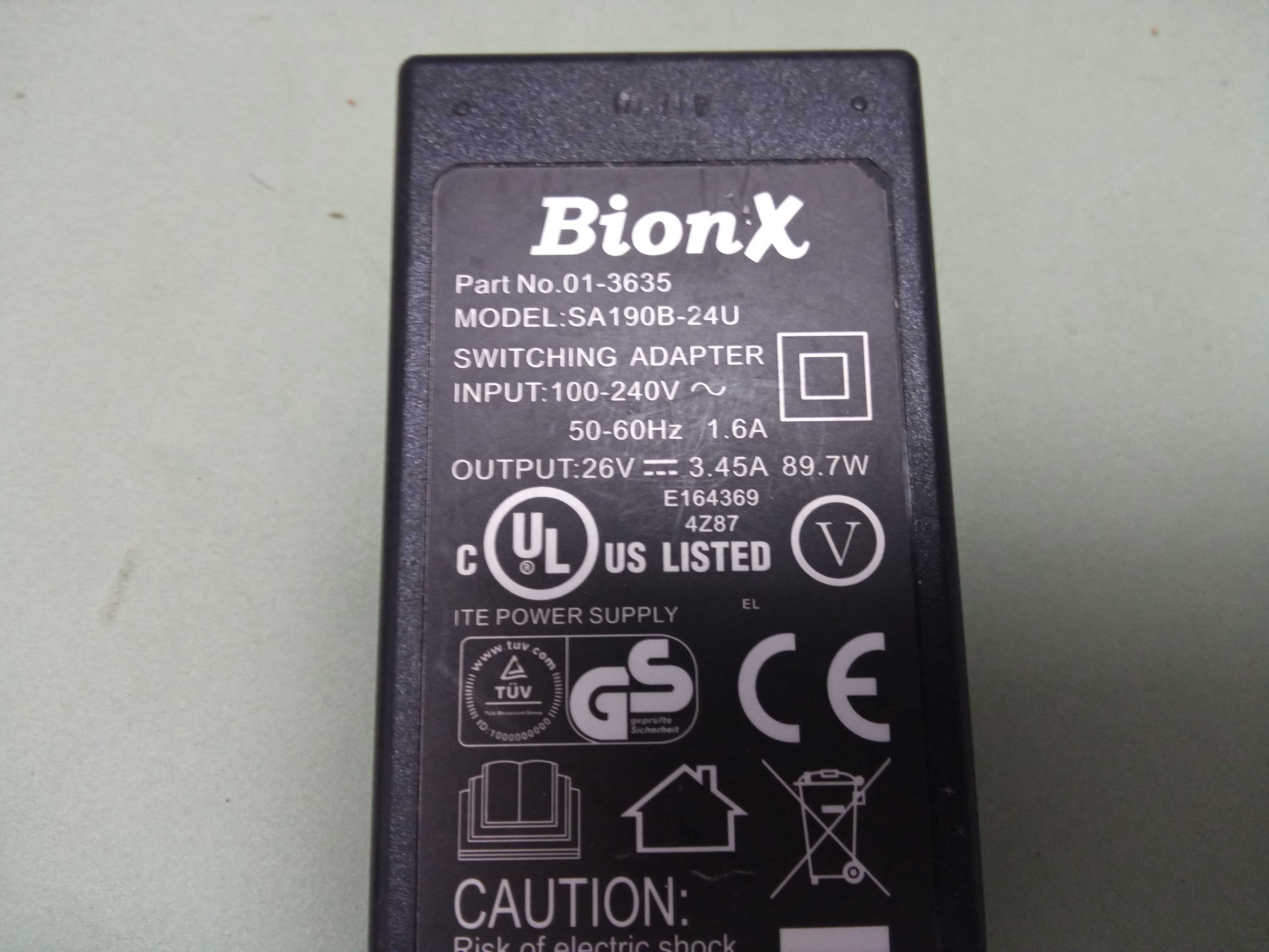 Incarcator original bicicleta electrica Bionx 48v  (26v cu 3,45 A)