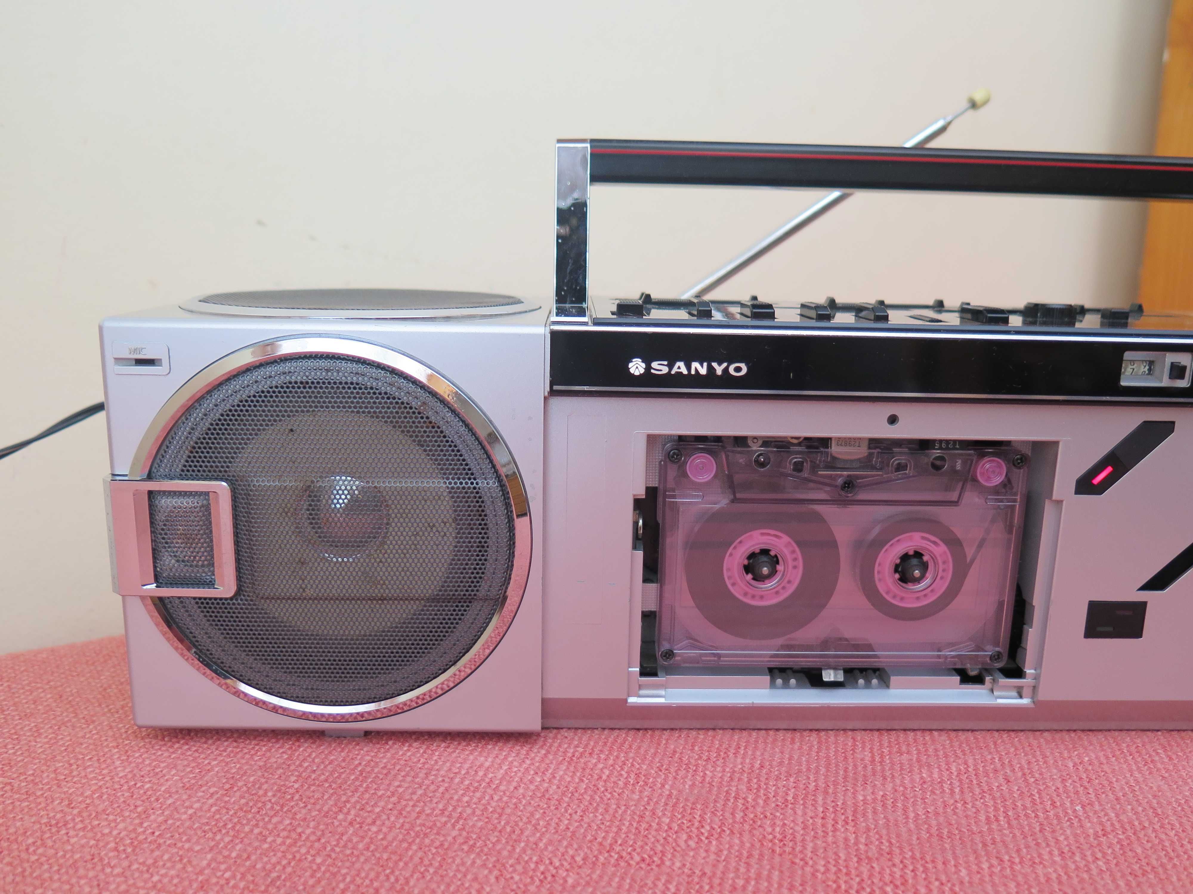 Sanyo Cubic Stereo M-7735L, 1985 ,Japan- радиокасетофон