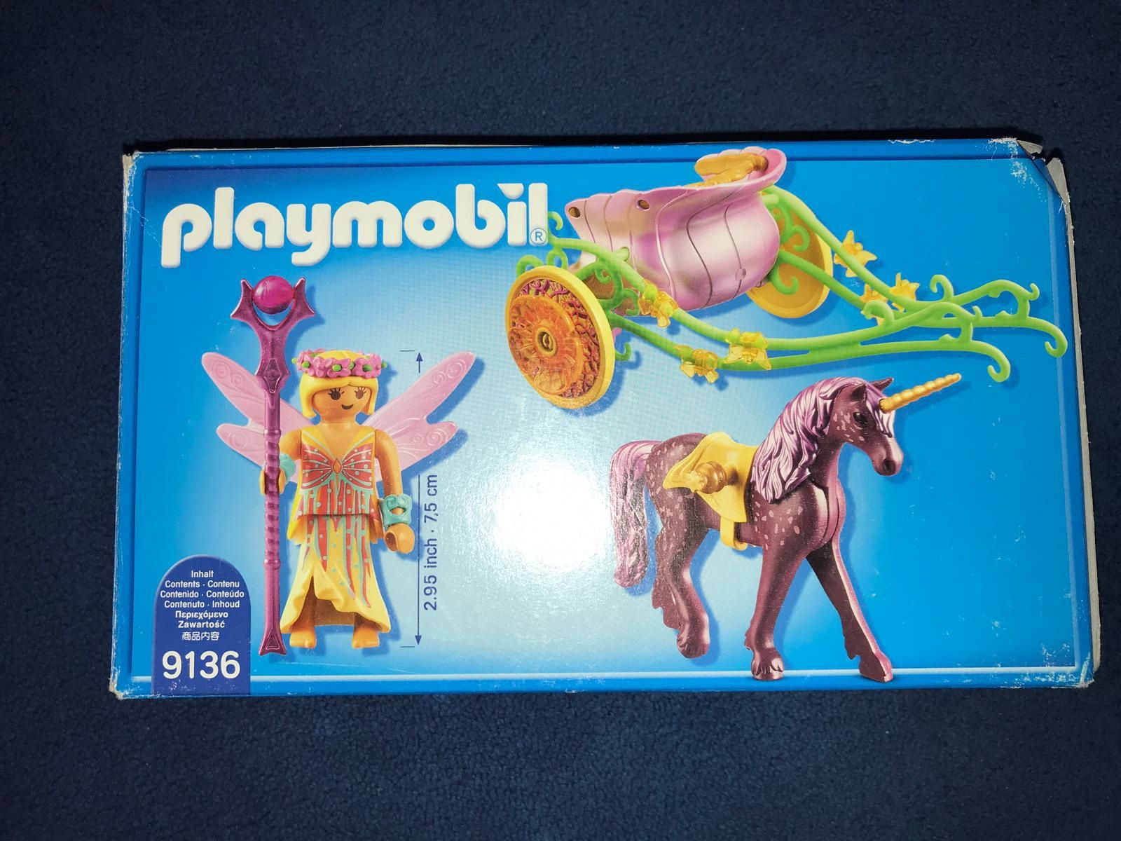 Jucărie Playmobil Fairies - Trăsură cu unicorn și zână