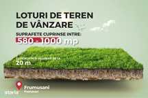 Lot teren, Frumusani, Ilfov, 590 mp, deschidere 20 m, acces direct DN4