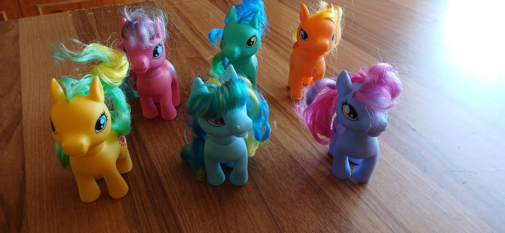 MY LITTLE PONY ЛОТ Понита 6 броя Играчки за Момиче