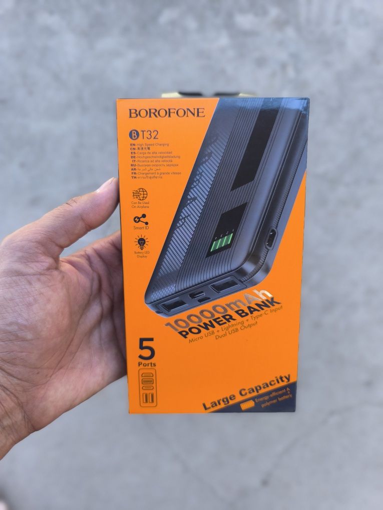 Borofone Power Bank 10 000 mAh, 20 000 mAh, 30 000 mAh,