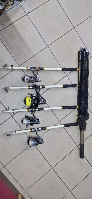 4x Lansete mulinete minciog suporti