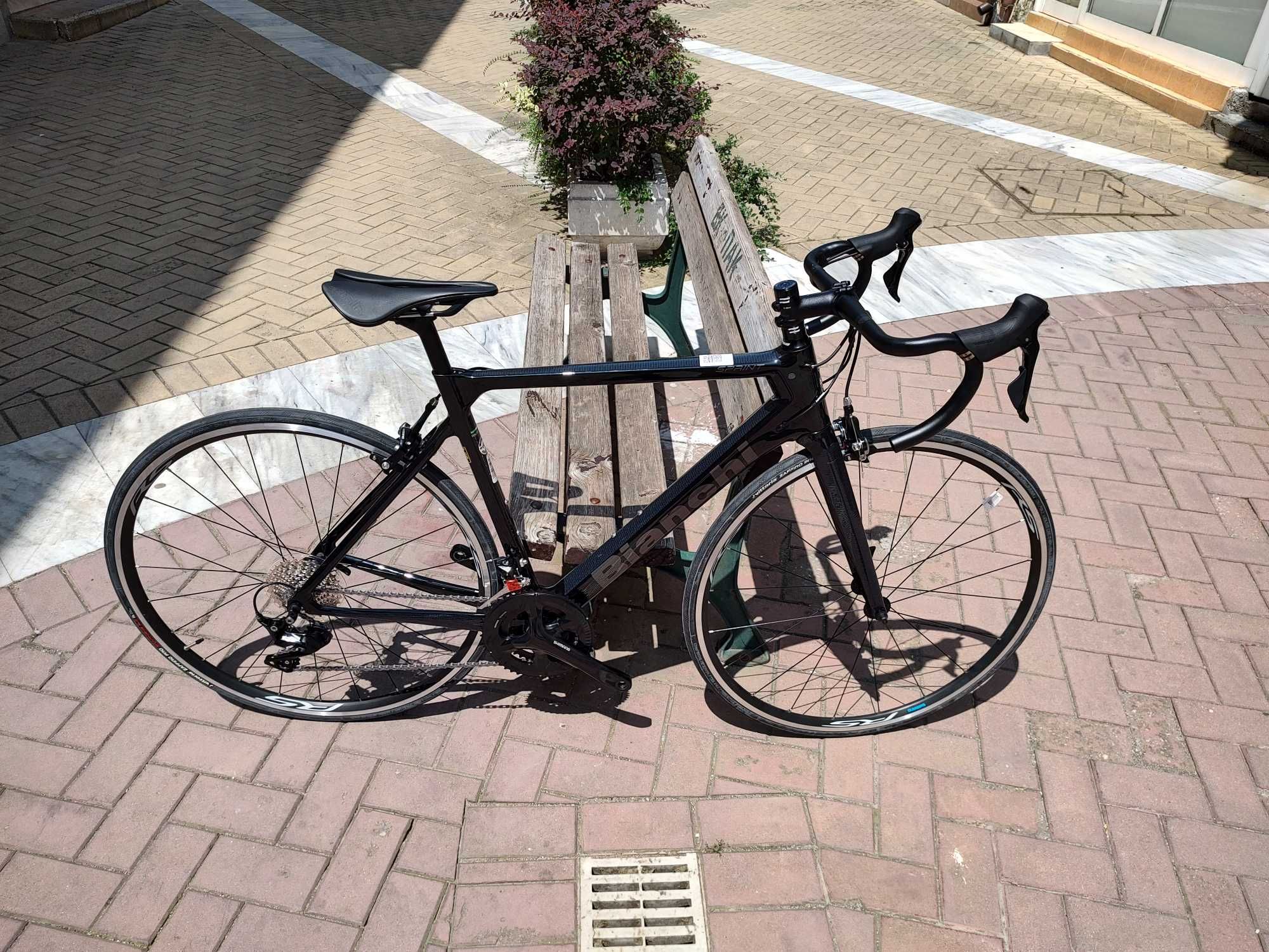 НОВ КАРБОНОВ велосипед Bianchi 2x11 Shimano 105 с гаранция
